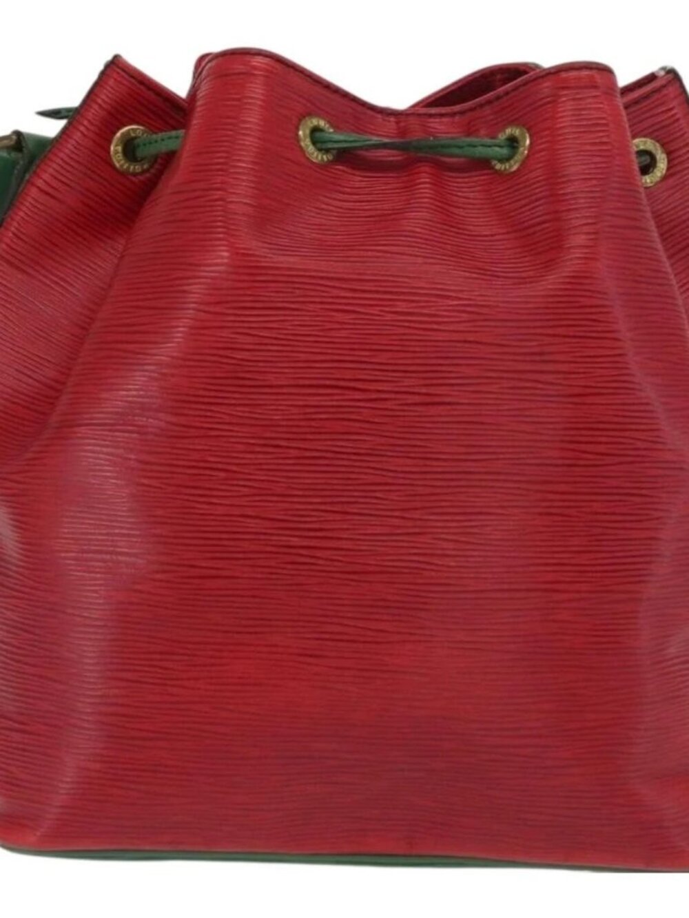 LOUIS VUITTON Epi Petit Noe Shoulder Bag Bicolor Green Red LV Auth ka2062 - Picture 3 of 16